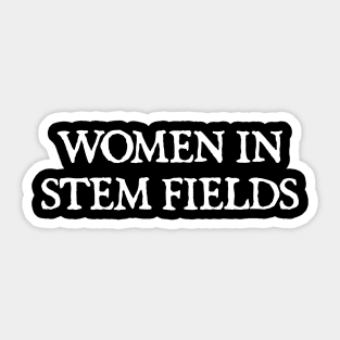 Women-In-STEM-Fields Sticker